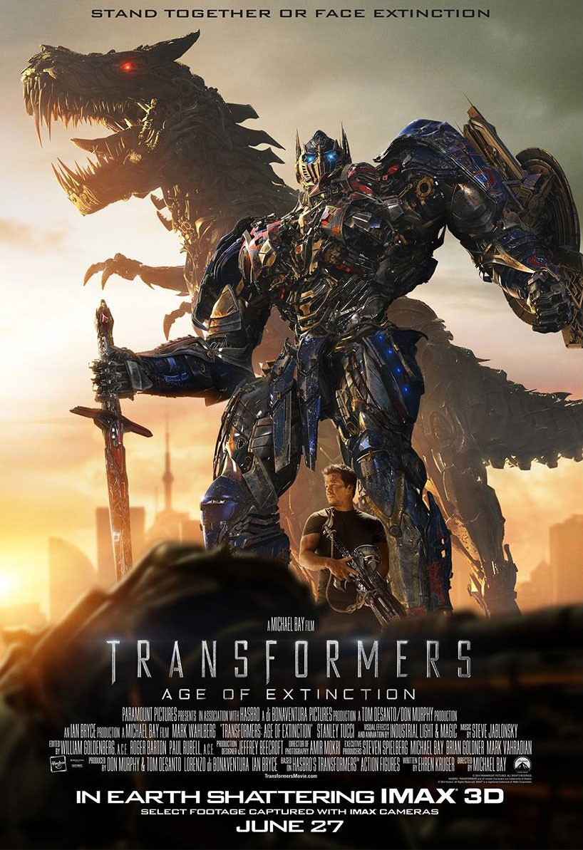 Transformers - Age of Extinction Cover